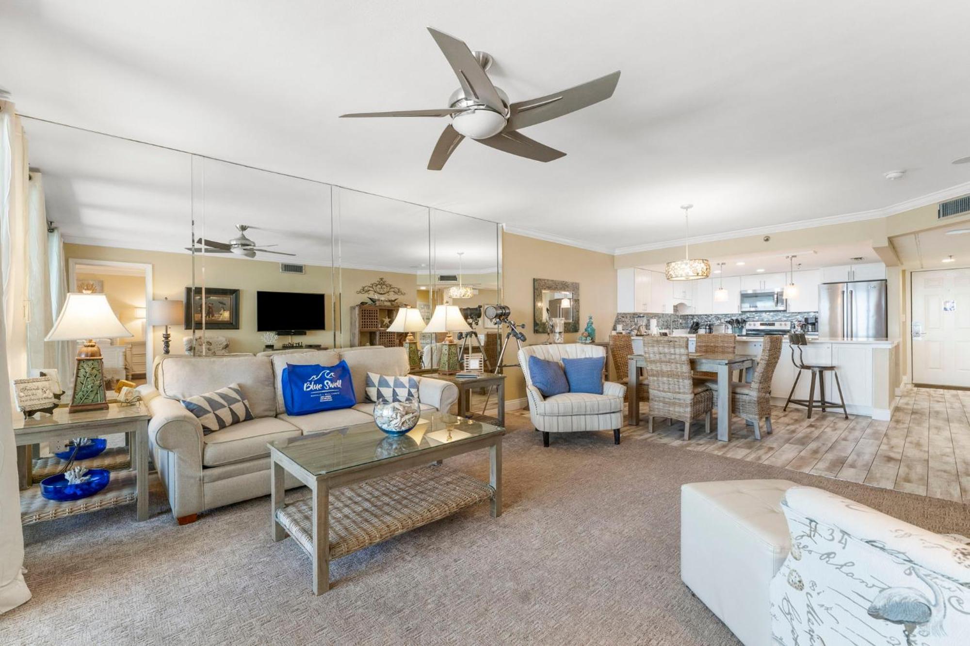 Stunning 2/2 Designer Condo W Coastal Appeal Right On The Gulf! パナマシティービーチ エクステリア 写真