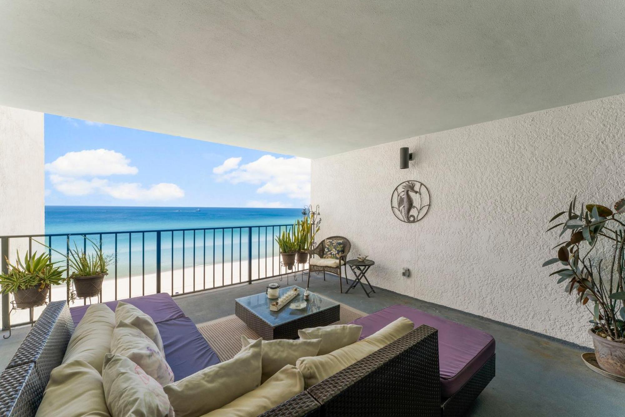 Stunning 2/2 Designer Condo W Coastal Appeal Right On The Gulf! パナマシティービーチ エクステリア 写真