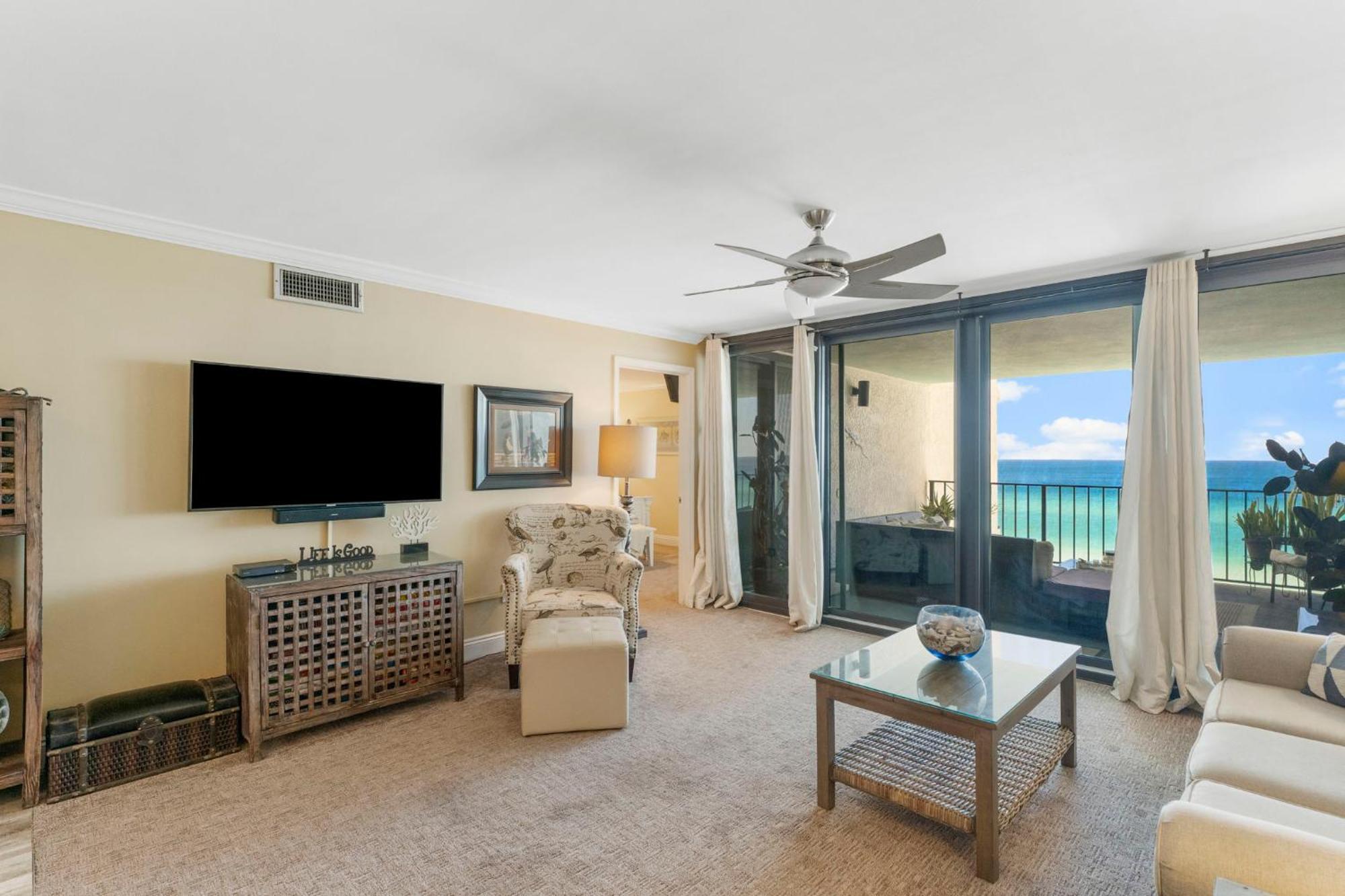 Stunning 2/2 Designer Condo W Coastal Appeal Right On The Gulf! パナマシティービーチ エクステリア 写真