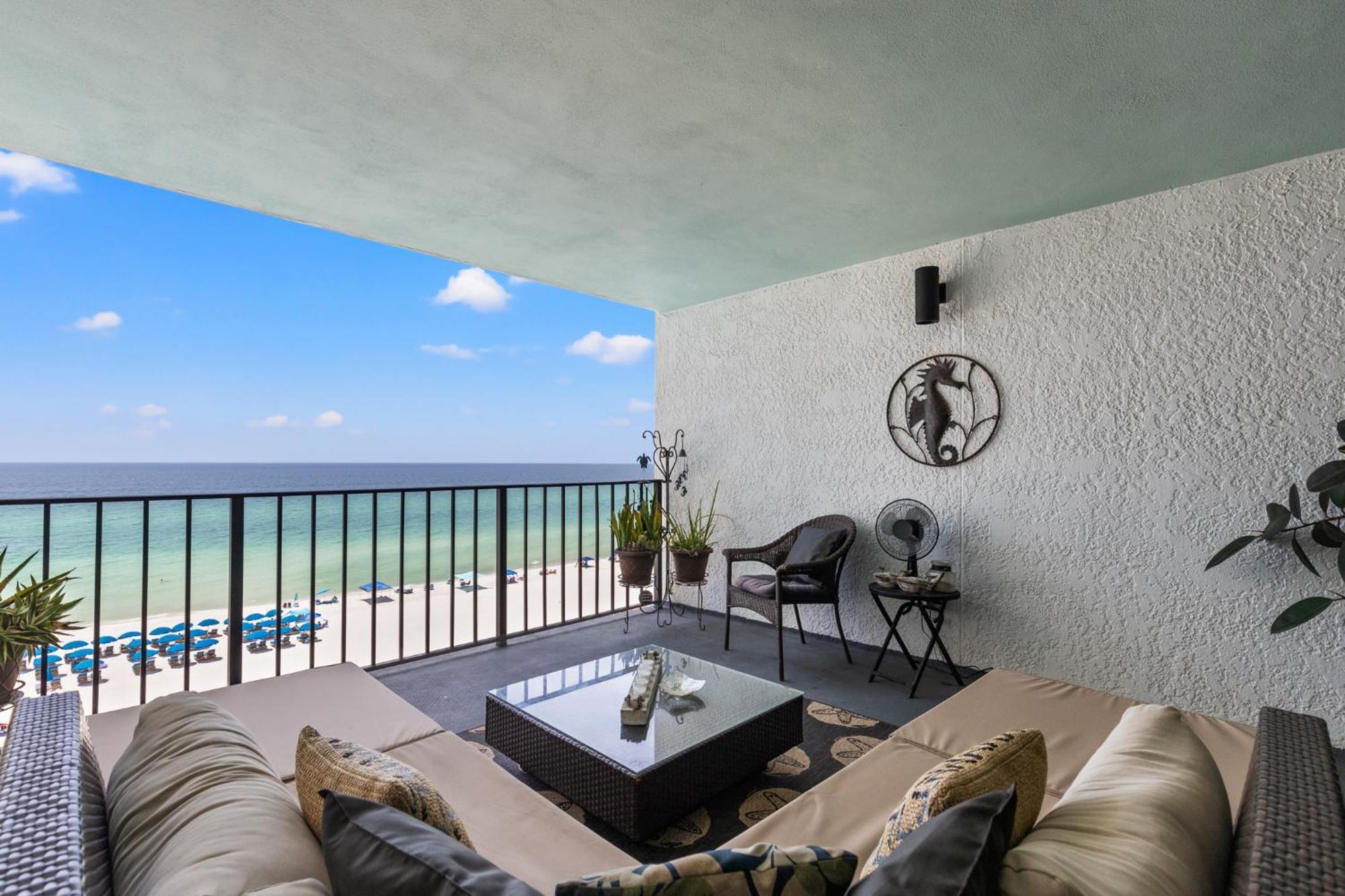 Stunning 2/2 Designer Condo W Coastal Appeal Right On The Gulf! パナマシティービーチ エクステリア 写真
